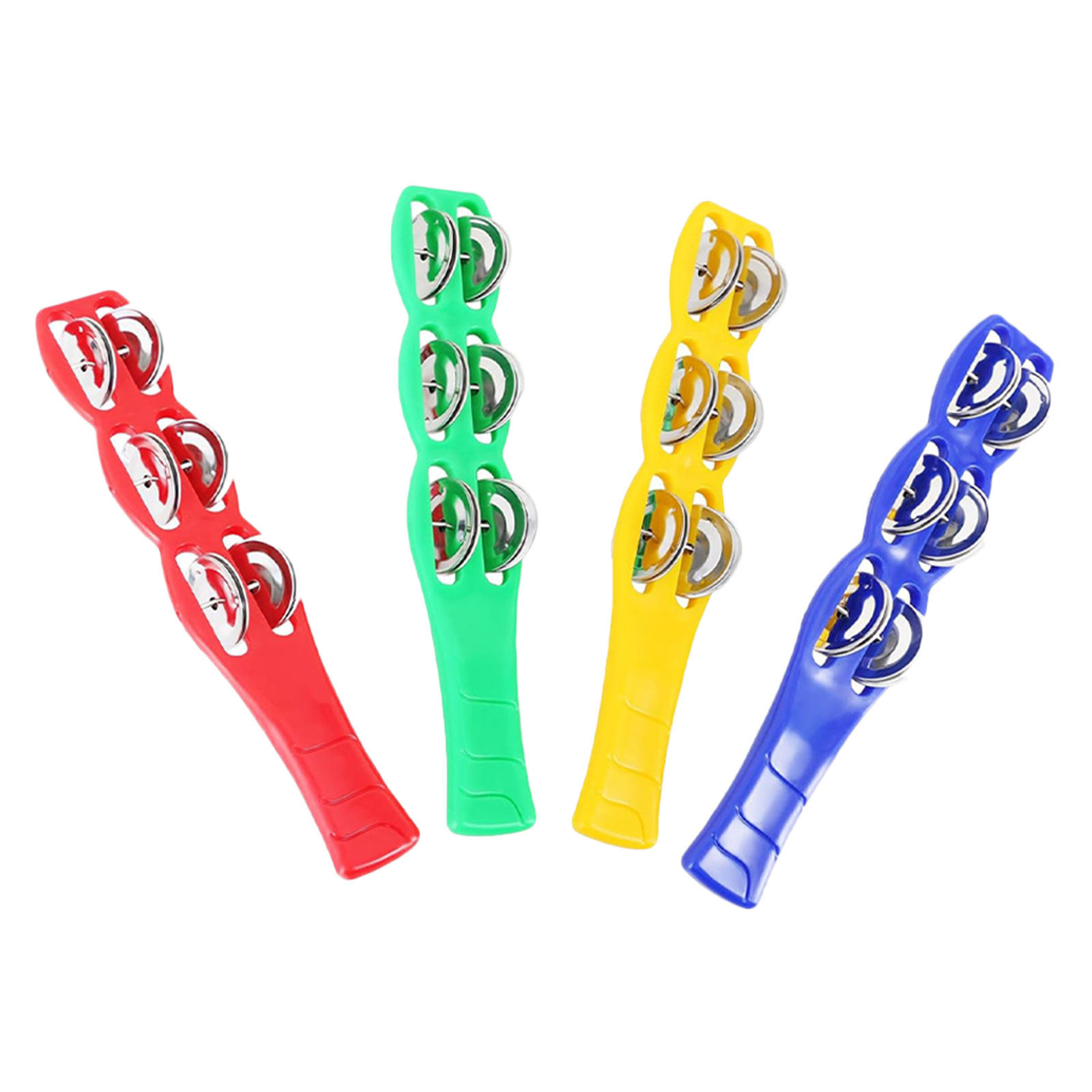 4Pcs Jingle Sticks Tambourine  - Musical Instrument I Play のレビューと価格
