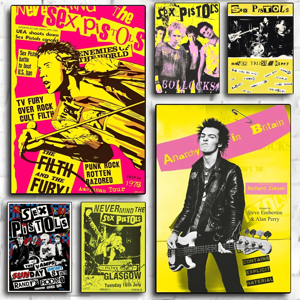 Rock Band S-Sex pistols Poster - Musical Instrument Poster のレビューと価格