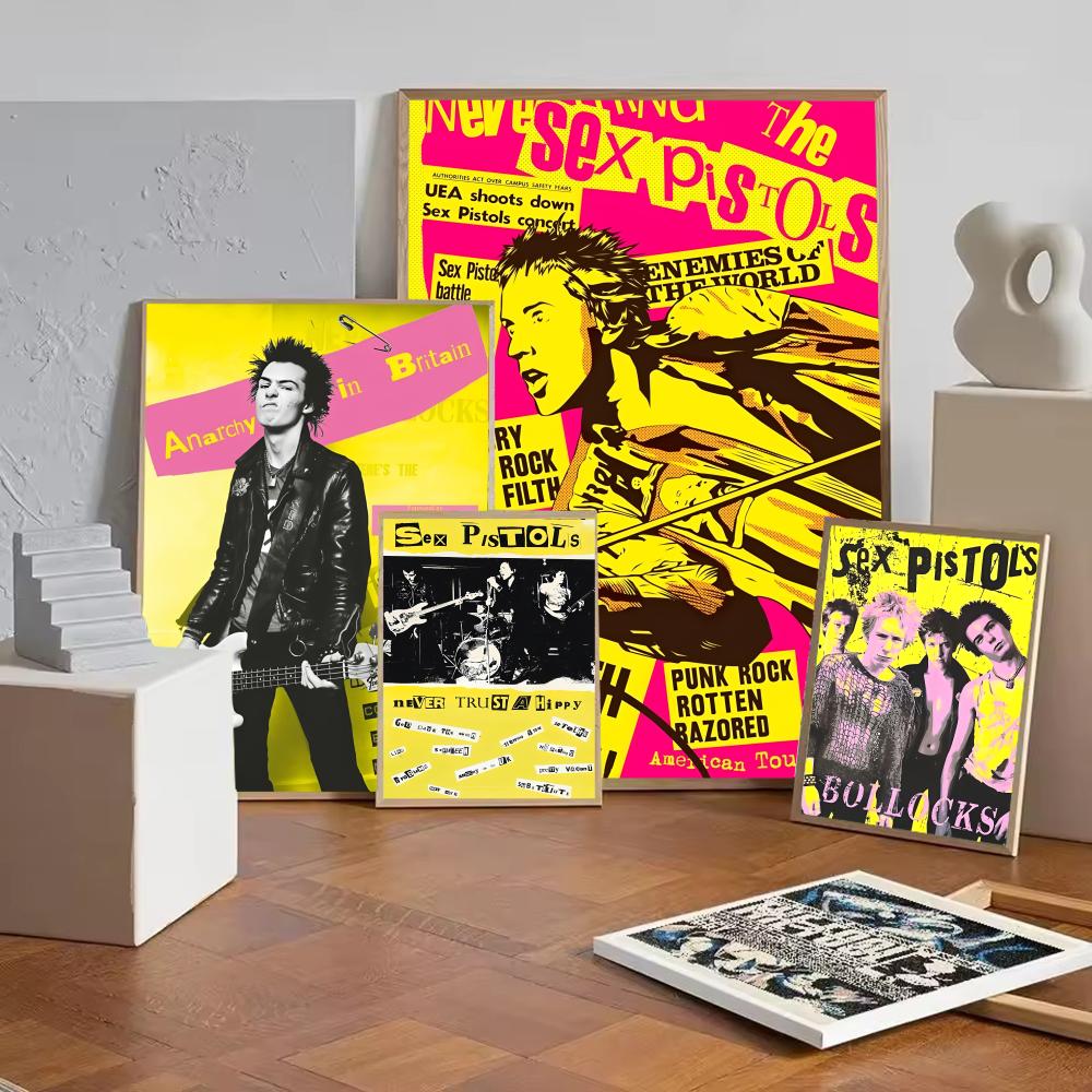 Rock Band S-Sex pistols Poster - Musical Instrument Poster のレビューと価格