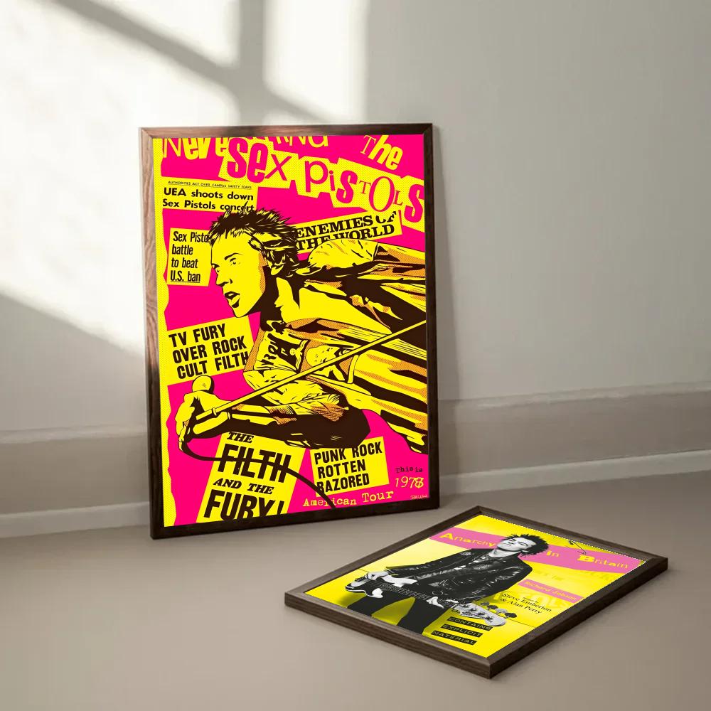 Rock Band S-Sex pistols Poster - Musical Instrument Poster のレビューと価格