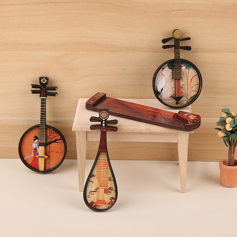 1/12 Dollhouse Pipa Guzheng Gu - Musical Instrument Guzheng のレビューと価格
