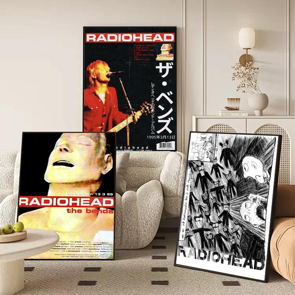 Rock Band Characters Radiohead - Musical Instrument Poster のレビューと価格