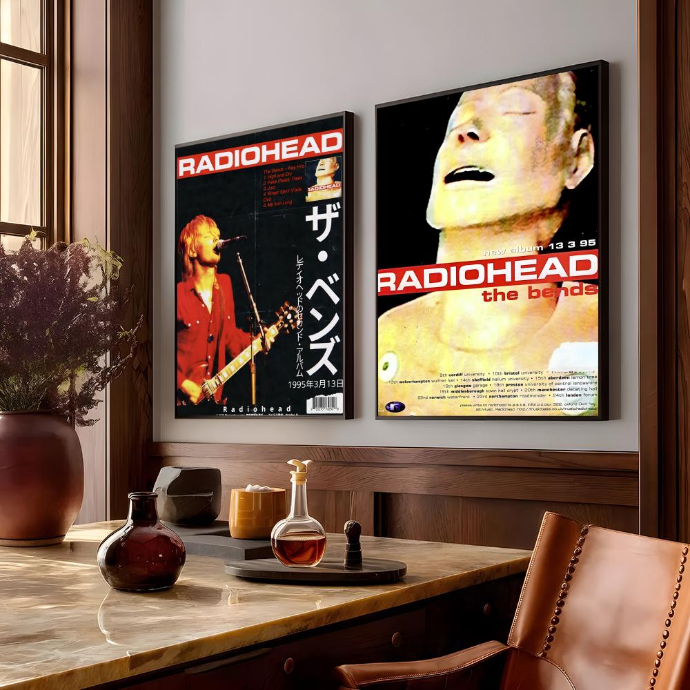 Rock Band Characters Radiohead - Musical Instrument Poster のレビューと価格