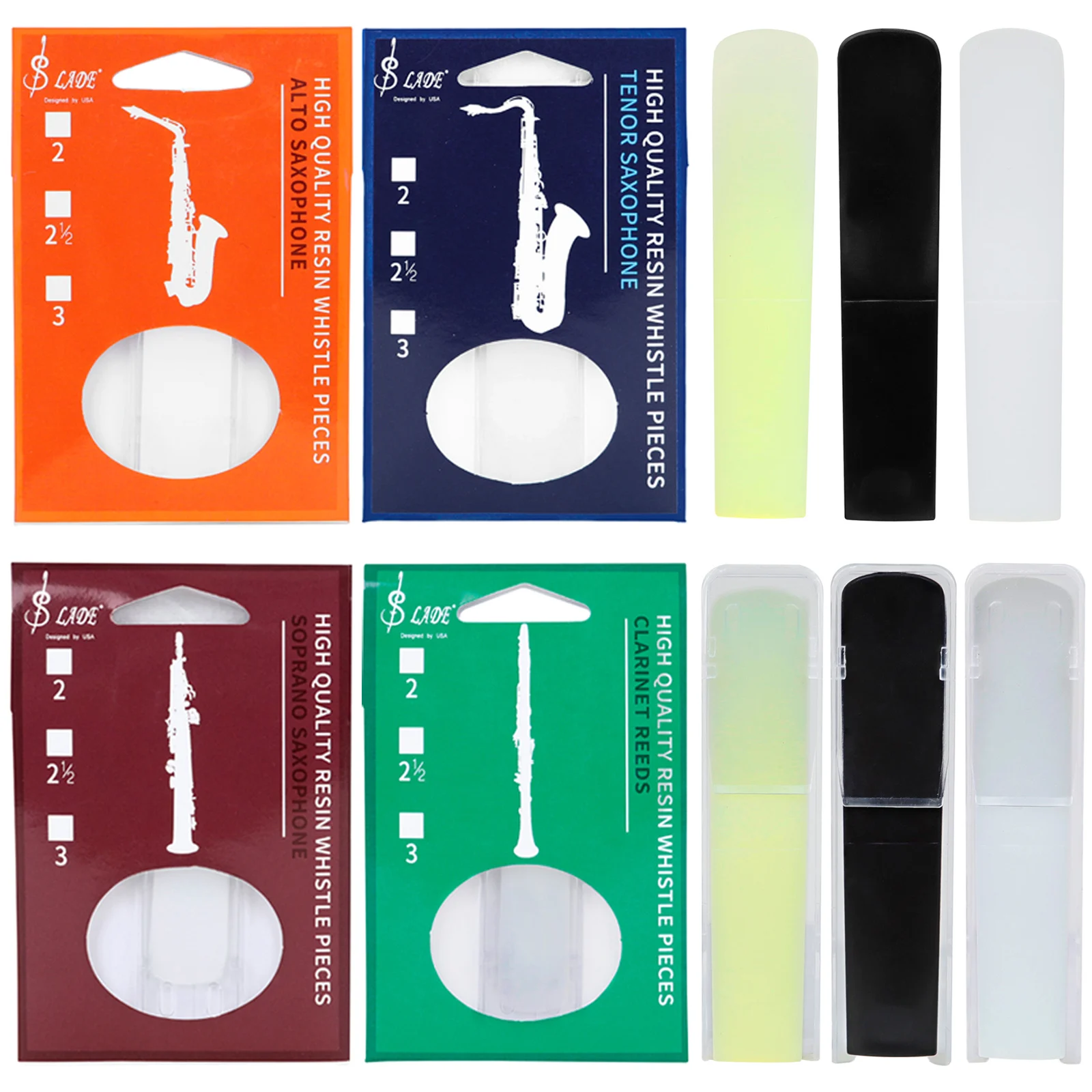 SLADE 2.5 Saxophone Resin Reed - Musical Instrument Reed のレビューと価格