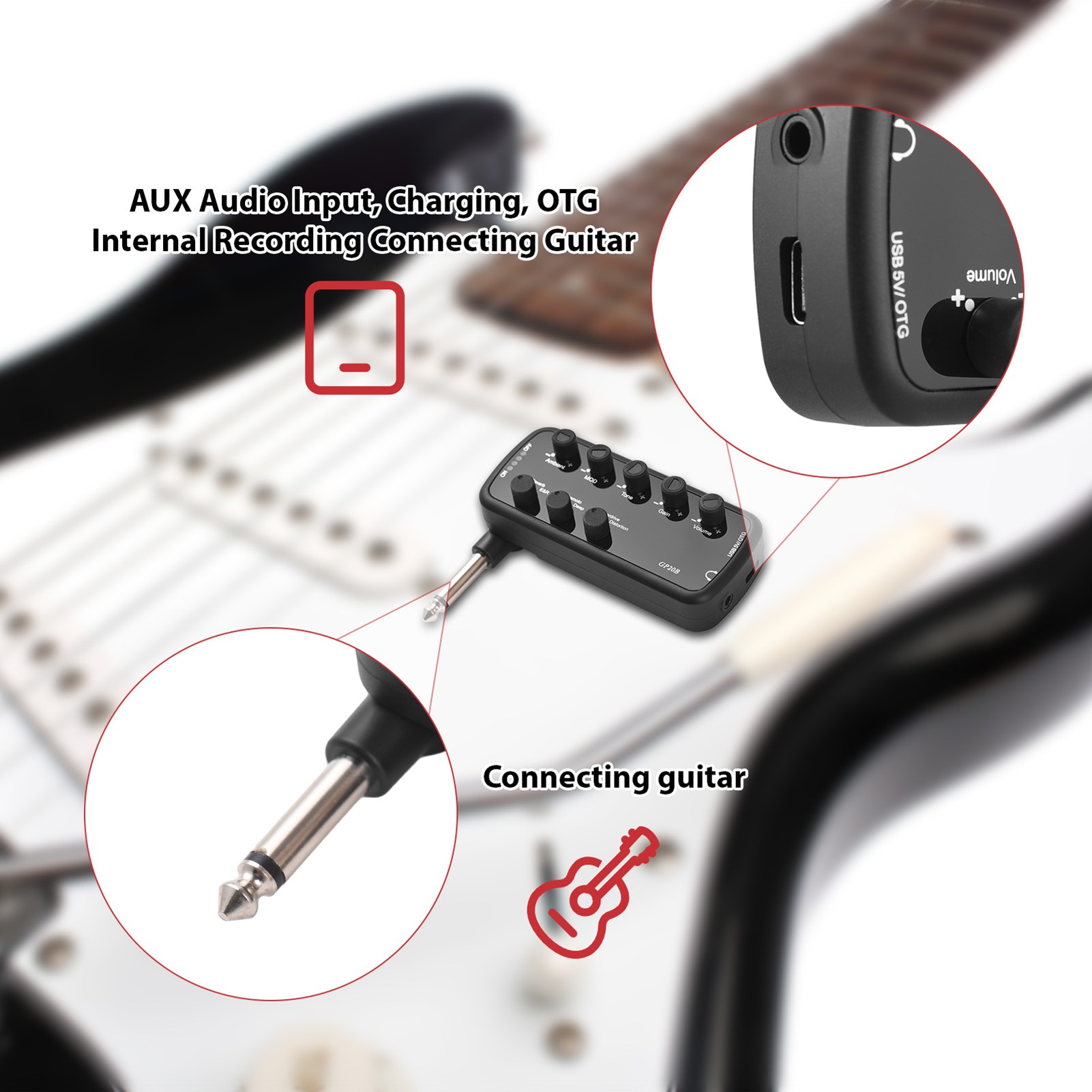 Bass Amplifier Mini Amp Portab - Musical Instrument I Play のレビューと価格