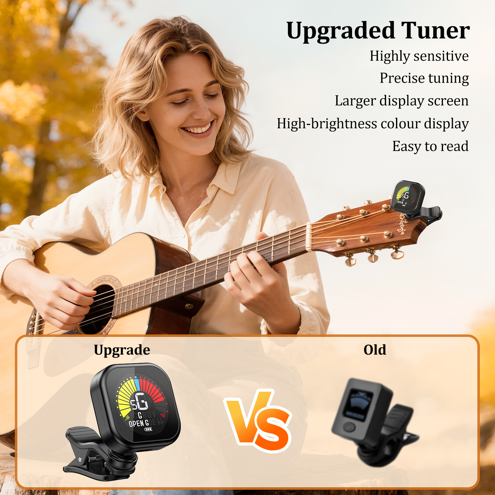 New Bee Guitar Tuner Clip-On C - Musical Instrument Art のレビューと価格