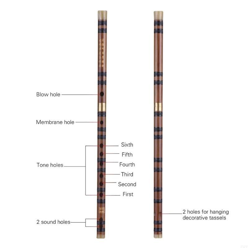 Bamboo Flute Portable Chinese  - Musical Instrument Pipe のレビューと価格